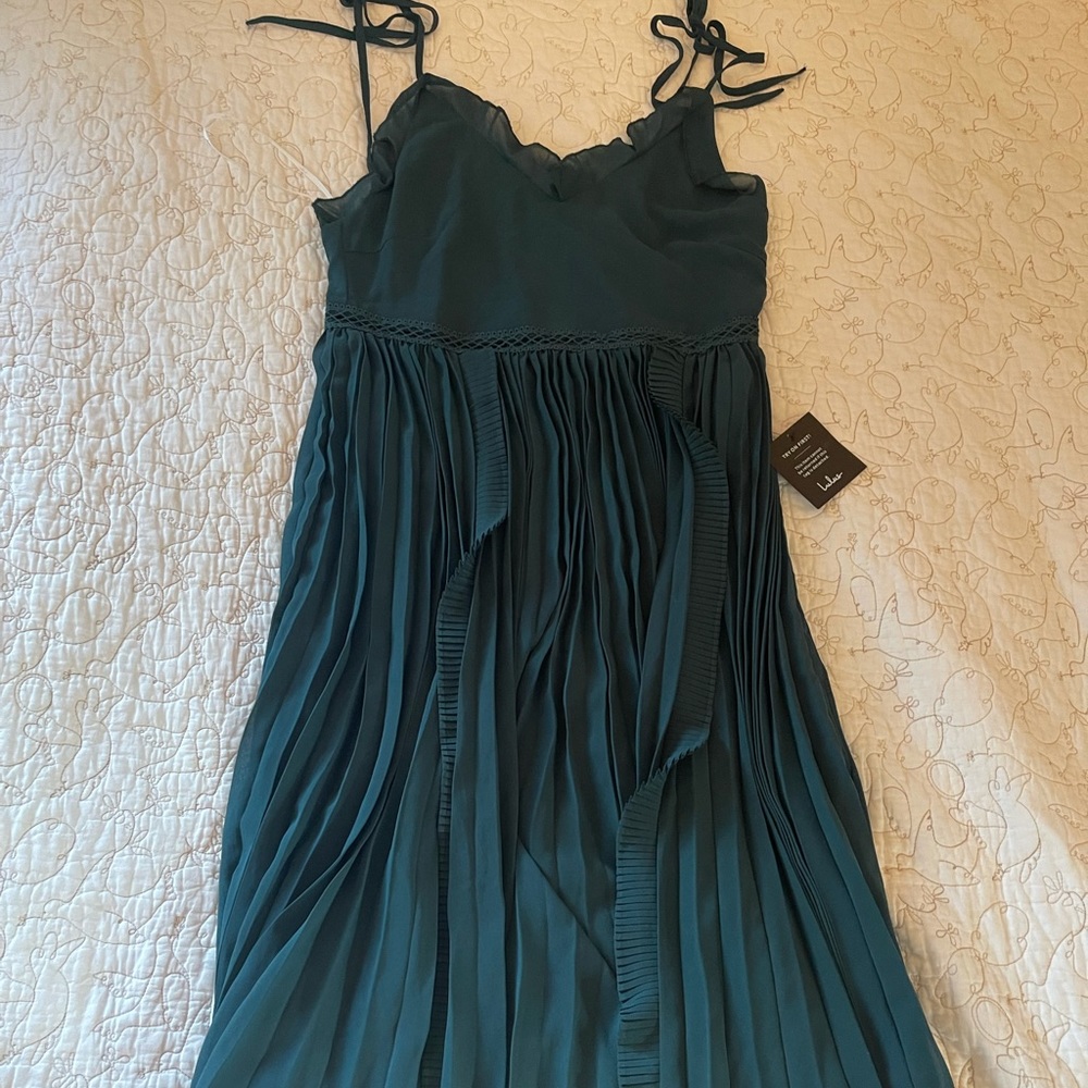 Lulus Pleated Mini Dress